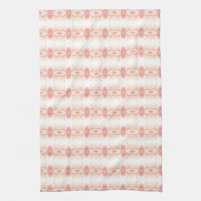 Toalla de té rosa de coral (Vertical)