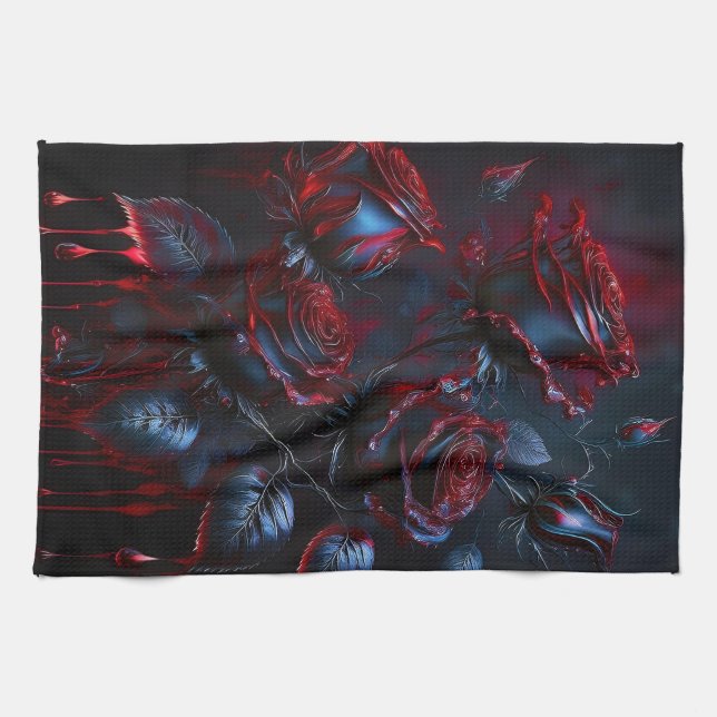 Toalla de té Rosa mística (Horizontal)