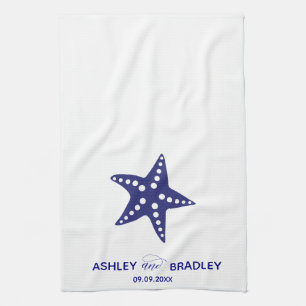 Toalla de té Starfish, toalla de cocina para regal
