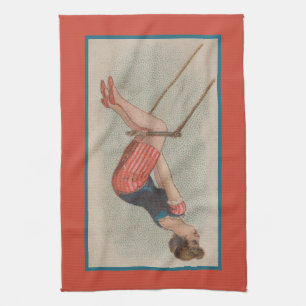 Toalla de té Trapeze de época