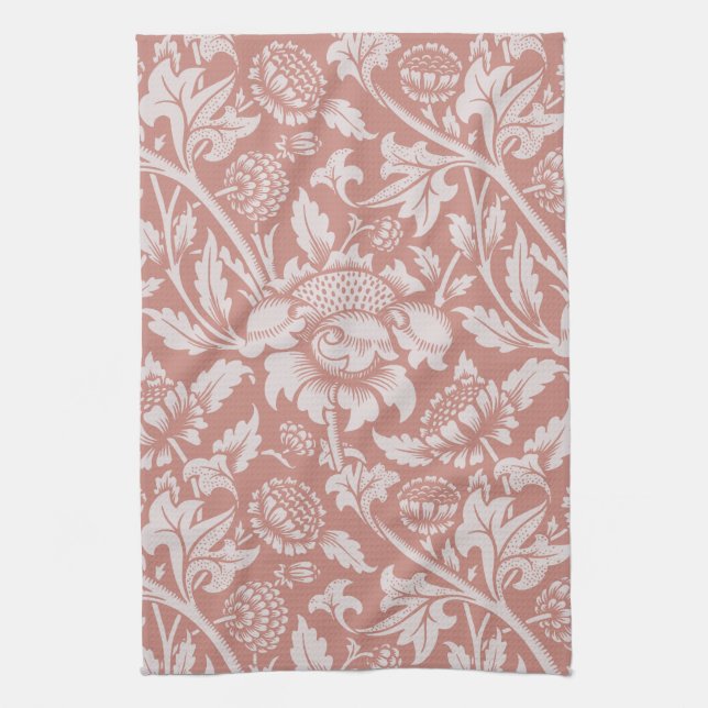 TOALLA DE TÉ: WILLIAM MORRIS : DISEÑO FLORAL (Vertical)