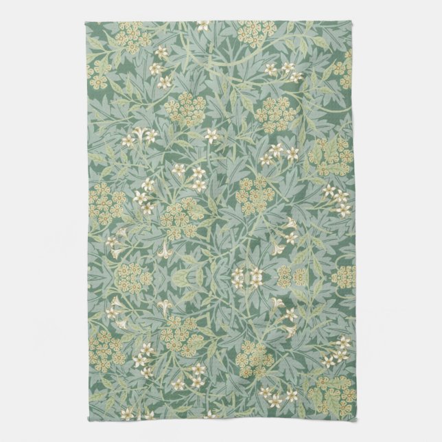TOALLA DE TÉ: WILLIAM MORRIS :JASMINE (Vertical)