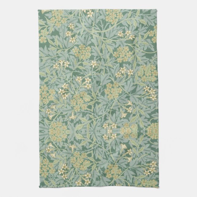TOALLA DE TÉ: WILLIAM MORRIS :JASMINE (Vertical)