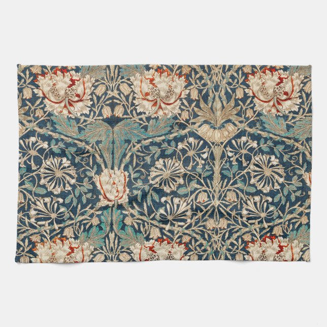 TOALLA DE TÉ: WILLIAM MORRIS : MADRESELVA (Horizontal)
