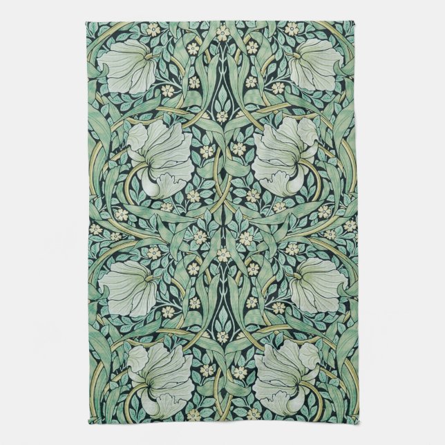 TOALLA DE TÉ: WILLIAM MORRIS : PIMPERNEL (Vertical)