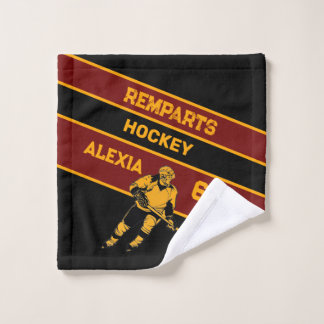 Toalla de tela de hockey personalizada