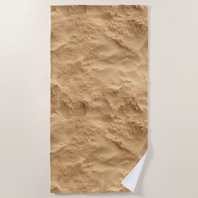 Toalla de textura de arena de playa - Aspecto hipe (Anverso)