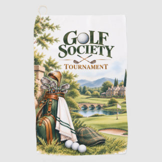Toalla de torneo de la Sociedad de Golf Vintage