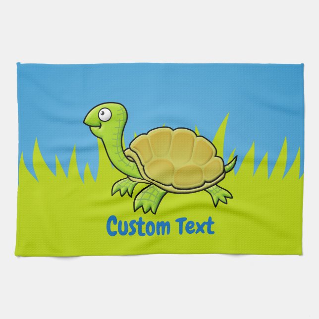 Toalla de tortuga personalizado (Horizontal)