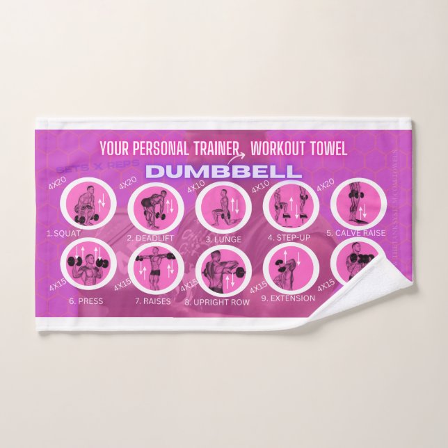 TOALLA DE TRABAJO DE SU ENTRENADOR PERSONAL (Toalla de mano)