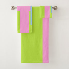 Toalla de tres colores