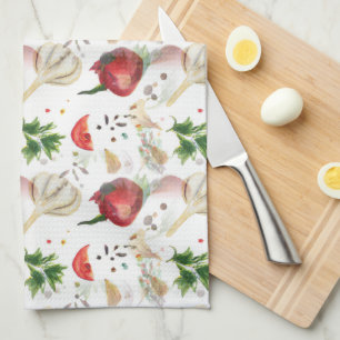 Toalla de verduras y especias