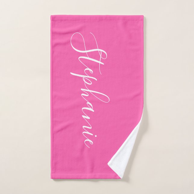 Toalla de yoga monograma personalizada Yoga Mat ro (Toalla de mano)