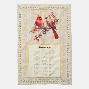 Toalla del calendario 2026 Cardenales