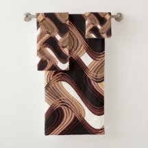 Toalla del caramelo y del caramelo fijada por el