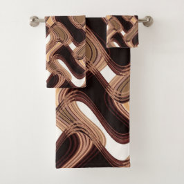 Toalla del caramelo y del caramelo fijada por el