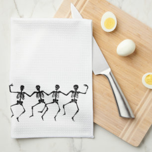 toalla del esqueleto del baile