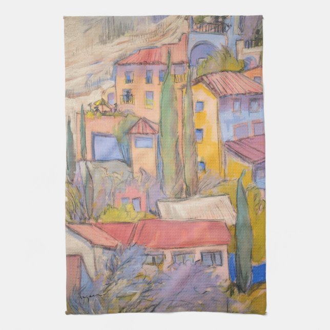 Toalla del fiesta del tejado de Provence (Vertical)