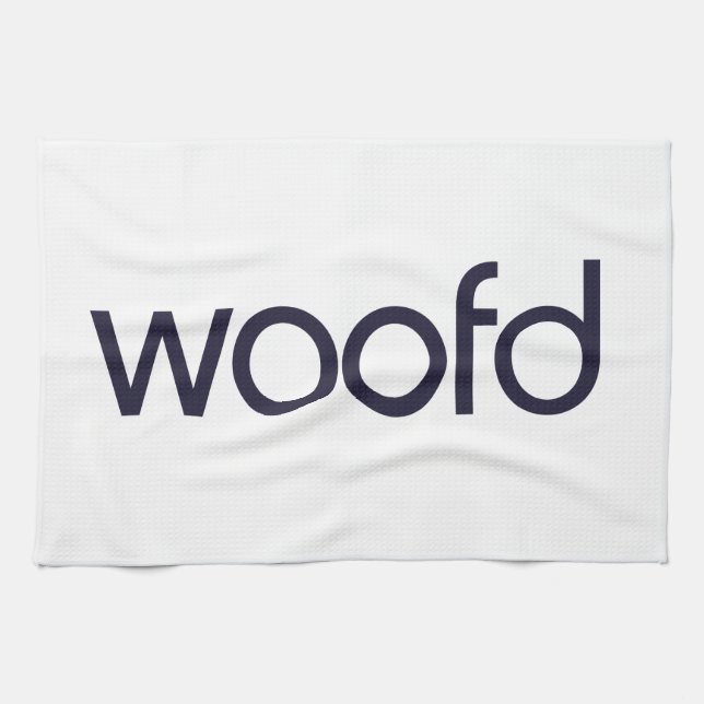 toalla del gimnasio del woofd (Horizontal)