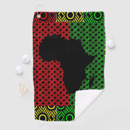 TOALLA DEL GOLF DE ÁFRICA