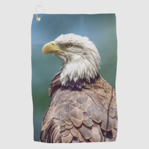 Toalla del golf de Eagle calvo