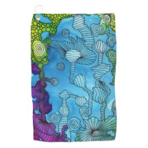 Toalla del golf de la odisea del mar