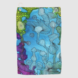 Toalla del golf de la odisea del mar