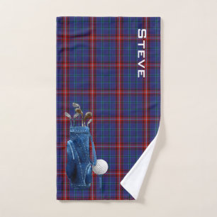 Toalla del golf de la tela escocesa de Glenn
