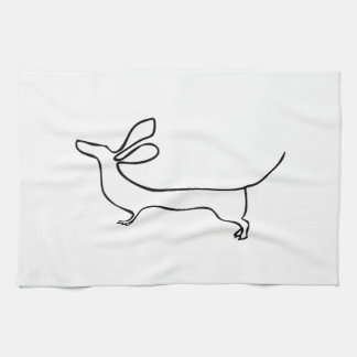 Toalla del ilustracion de Dachs