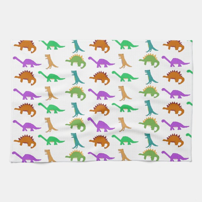 Toalla del modelo del dinosaurio (Horizontal)