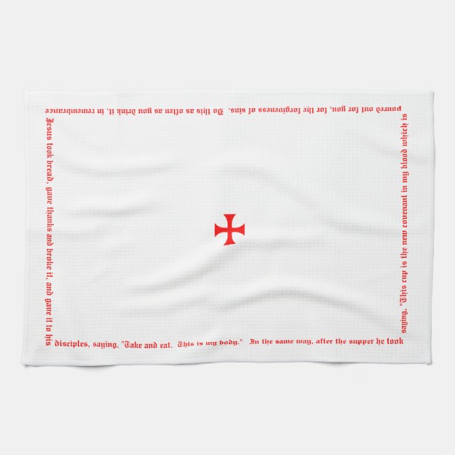 Toalla del paño de la comunión (Horizontal)