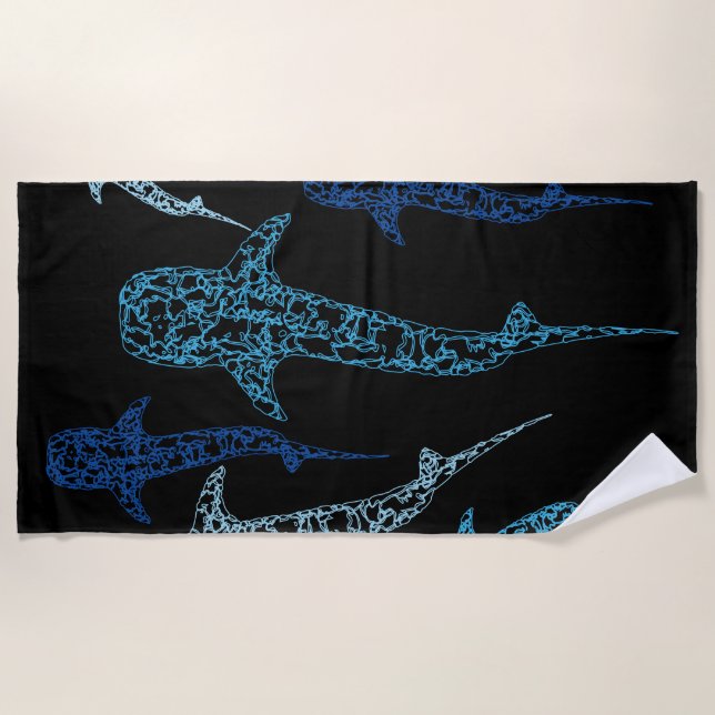 Toalla del tiburón de ballena (Anverso)