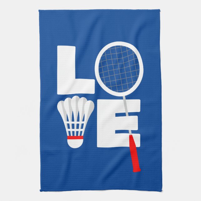 Toalla deportiva Badminton - AMOR (Vertical)