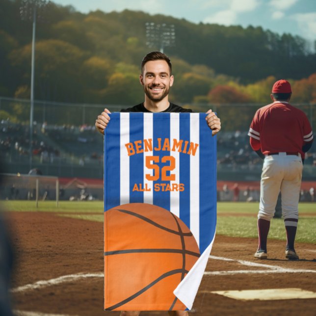 toalla deportiva de baloncesto, toalla de baño par (Subido por el creador)