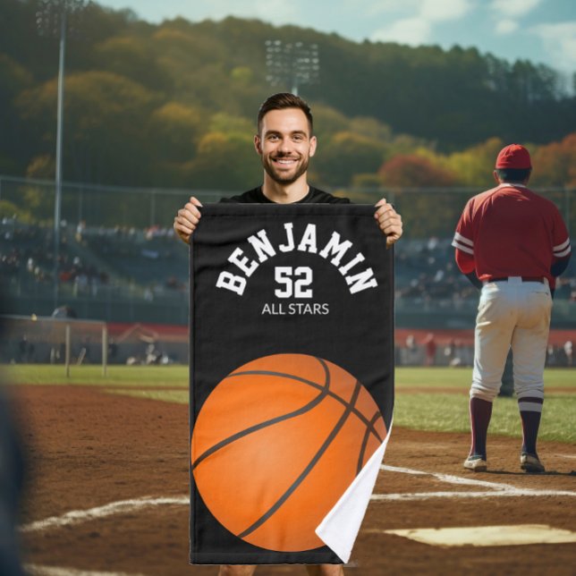 Toalla deportiva de baloncesto, toalla de baño par (Subido por el creador)