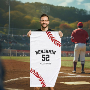 toalla deportiva de béisbol, toalla de baño para e