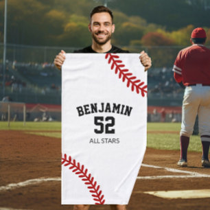 toalla deportiva de béisbol, toalla de baño para e