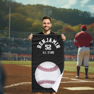 Toalla deportiva de béisbol, toalla de baño para e