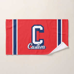 Toalla deportiva de carta personalizada, Día de ju