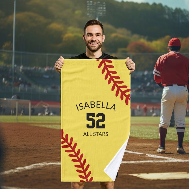 toalla deportiva de softball, toalla de baño para  (Subido por el creador)