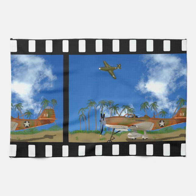 Toalla Dish de películas de guerra (Horizontal)