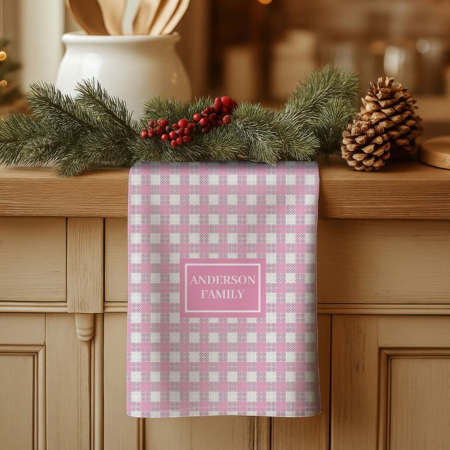 Toalla estética personalizada Acento de cocina chi (Personalized Aesthetic Towel Chic Kitchen Accent)