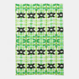 Toalla florida con seda