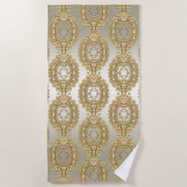 Toalla Gold Ornate Beach