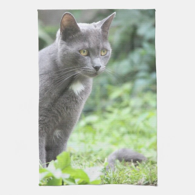 Toalla Gris Cat (Vertical)