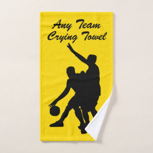 Toalla gritadora del baloncesto su equipo y color