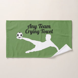 Toalla gritadora del fútbol/del fútbol su equipo