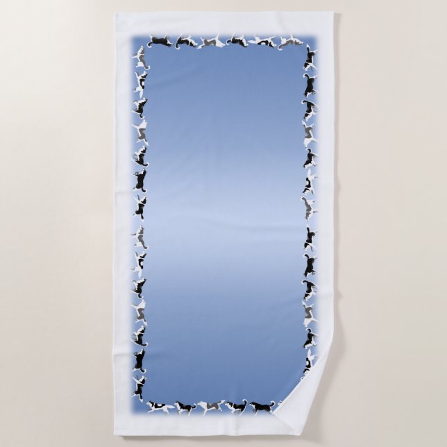 Toalla Husky Dog Toalla Husky Malamute Beach (Anverso)