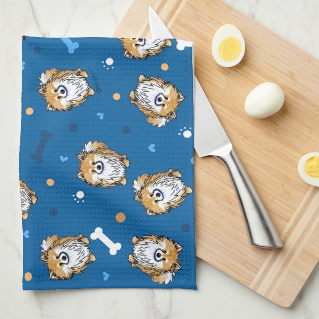 Toalla KiniArt Bella Pom (Doblado Cuarto)