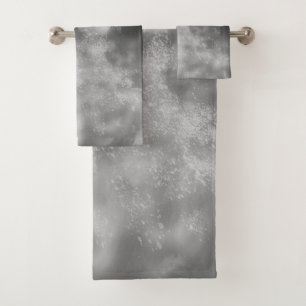 Toalla monocroma de cielo gris oscuro